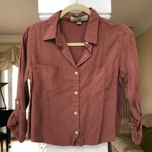 Thread Supply Tan Button Down